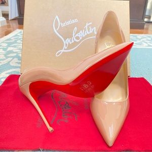 Christian Louboutin 120mm Nude Pumps size 38.5 EUR/ 5.5 UK/ 8.5 US